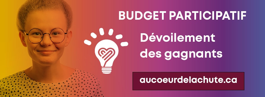 Budget participatif, dévoilement des gagnants | Ville de Lachute