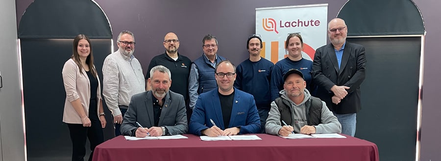 La Ville de Lachute et le Syndicat des cols bleus, affilié au Syndicat canadien de la fonction publique (SCFP), section locale 2211, sont heureux d’annoncer qu’ils ont procédé à la signature pour le renouvellement de la convention collective.