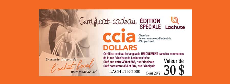 Lancement d’un programme de stimulation de l'achat local au centre-ville de Lachute