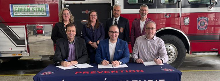 Communiqué : Signature officielle d’une entente intermunicipale en Sécurité incendie